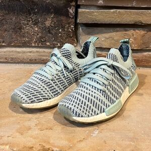 Adidas NMD_R1 STLT Primeknit "Ash Green" Sneakers